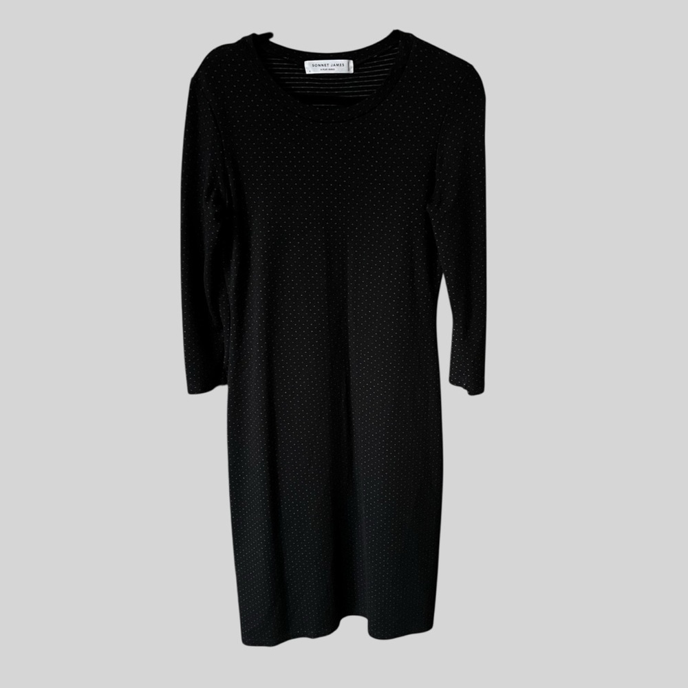 Sonnet James Black & White Polka Dot Dress.